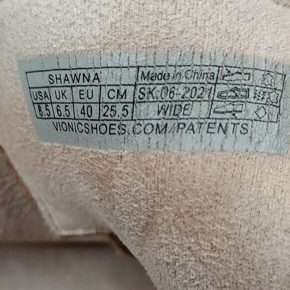 Vionic Shawna High Top Tan Comfort Weather Resistant Boots Women US 8.5 - Picture 16 of 16